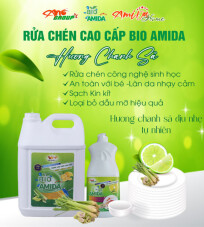Nước Rửa Chén Sả Chanh Bio Amida 1,6Kg