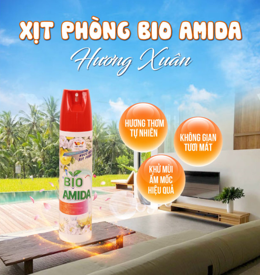Xịt Phòng Khử Mùi Tự Nhiên Hương Vani & Oải Hương