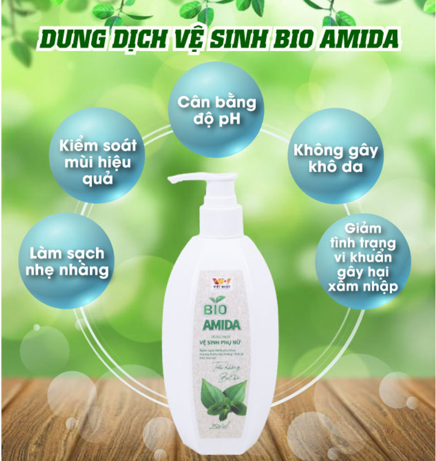 Dung dịch vệ sinh phụ nữ Bio Amida