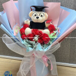 HOA GẤU TỐT NGHIỆP LỚN
