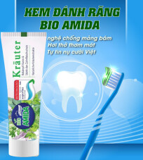 Kem đánh răng BIO AMIDA – Bảo vệ răng miệng toàn diện