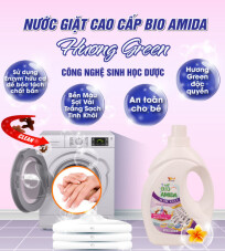 Nước Giặt Cao Cấp Bio Amida – Hương Green