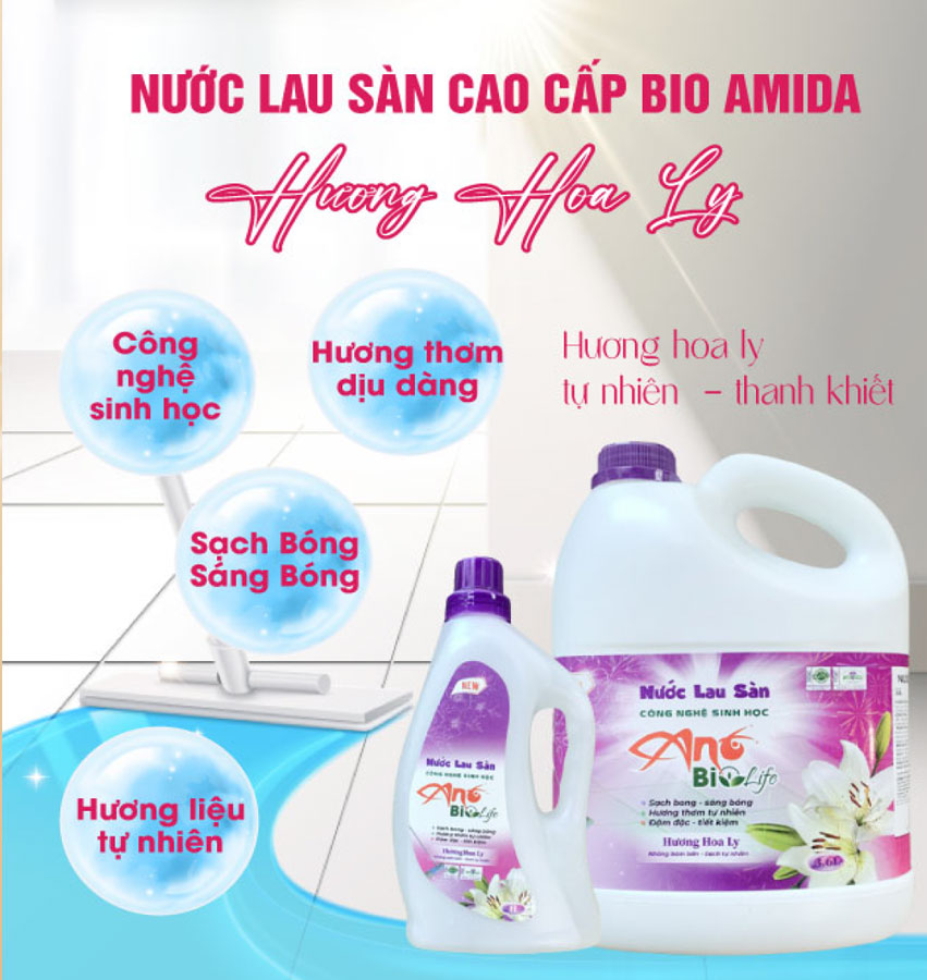 Nước lau sàn thiên nhiên BIO AMIDA