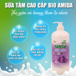 Sữa Tắm Cao Cấp BIO AMIDA – Dưỡng Da Trắng Sáng, Thơm Mát Tự Nhiên