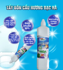Tẩy Bồn Cầu Bio Amida hương bạc hà