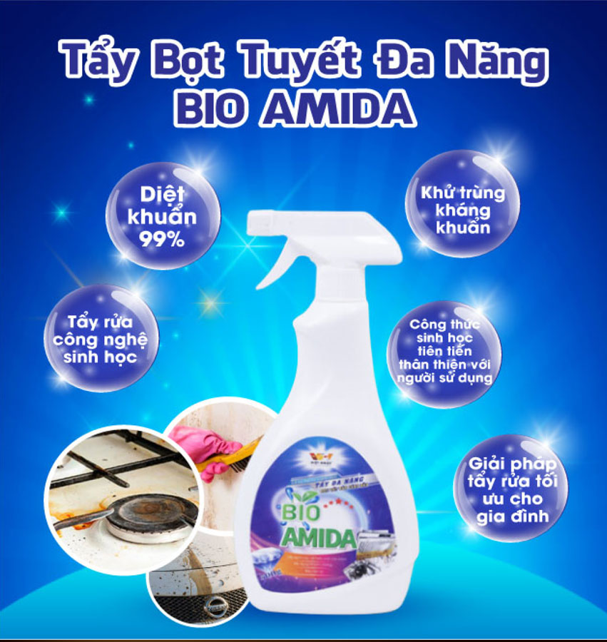 Tẩy Bọt Tuyết Đa Năng BIO AMIDA