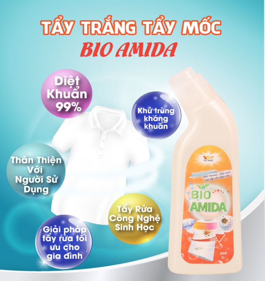 Nước Tẩy Áo Trắng BIO AMIDA