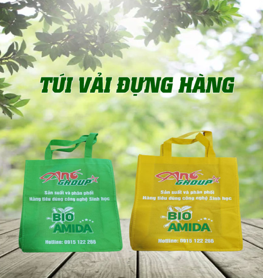Túi vải đựng hàng chất lượng cao, bền đẹp BIO AMIDA