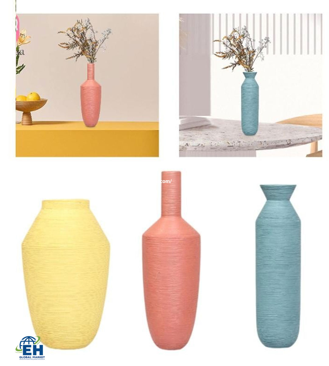 BÌNH HOA SẮP XẾP HOA BOHO